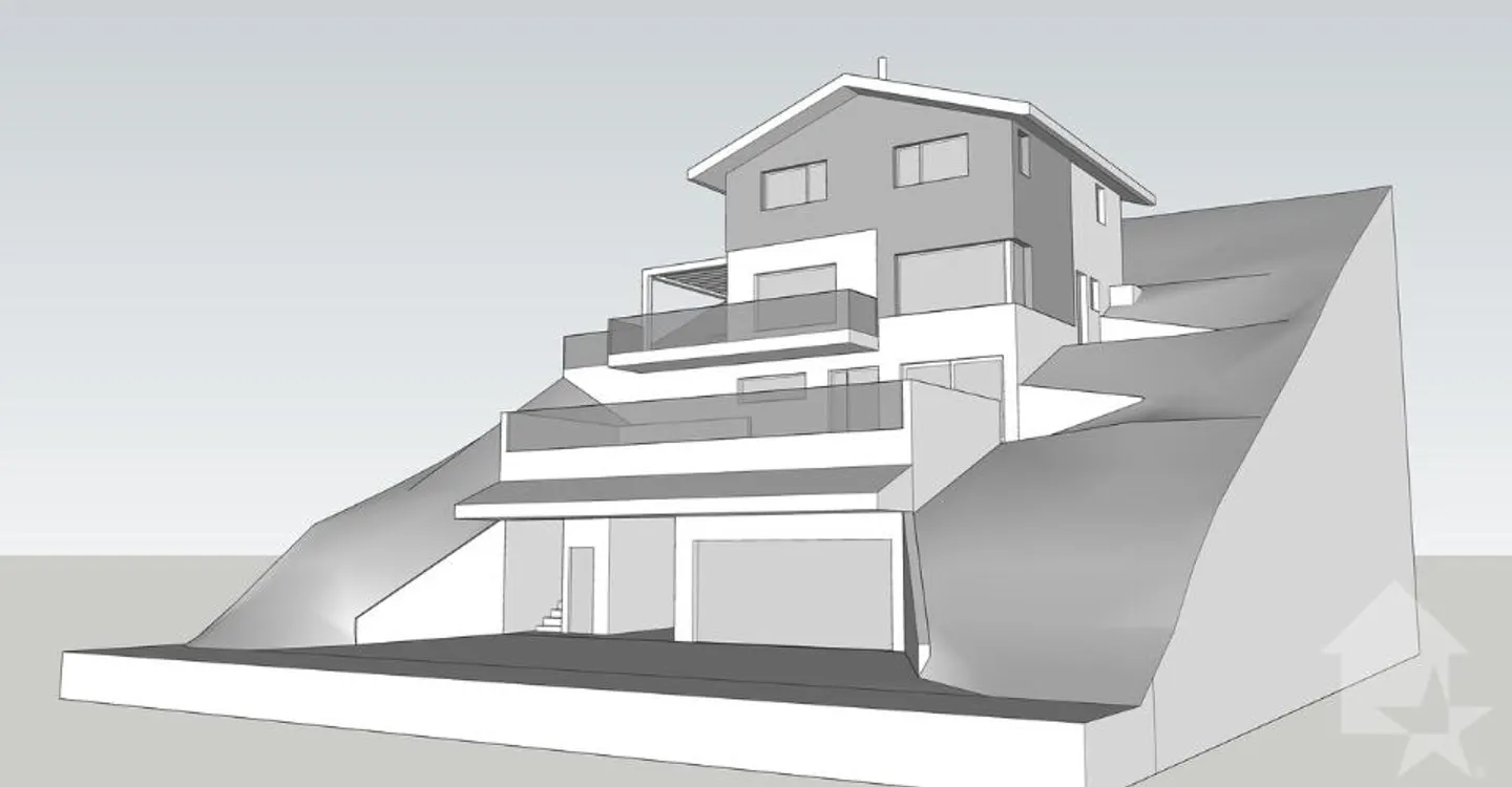 Wunderschönes Baugrundstück mit Baugenehmigung für ein Chalet - Foto 3 von 6