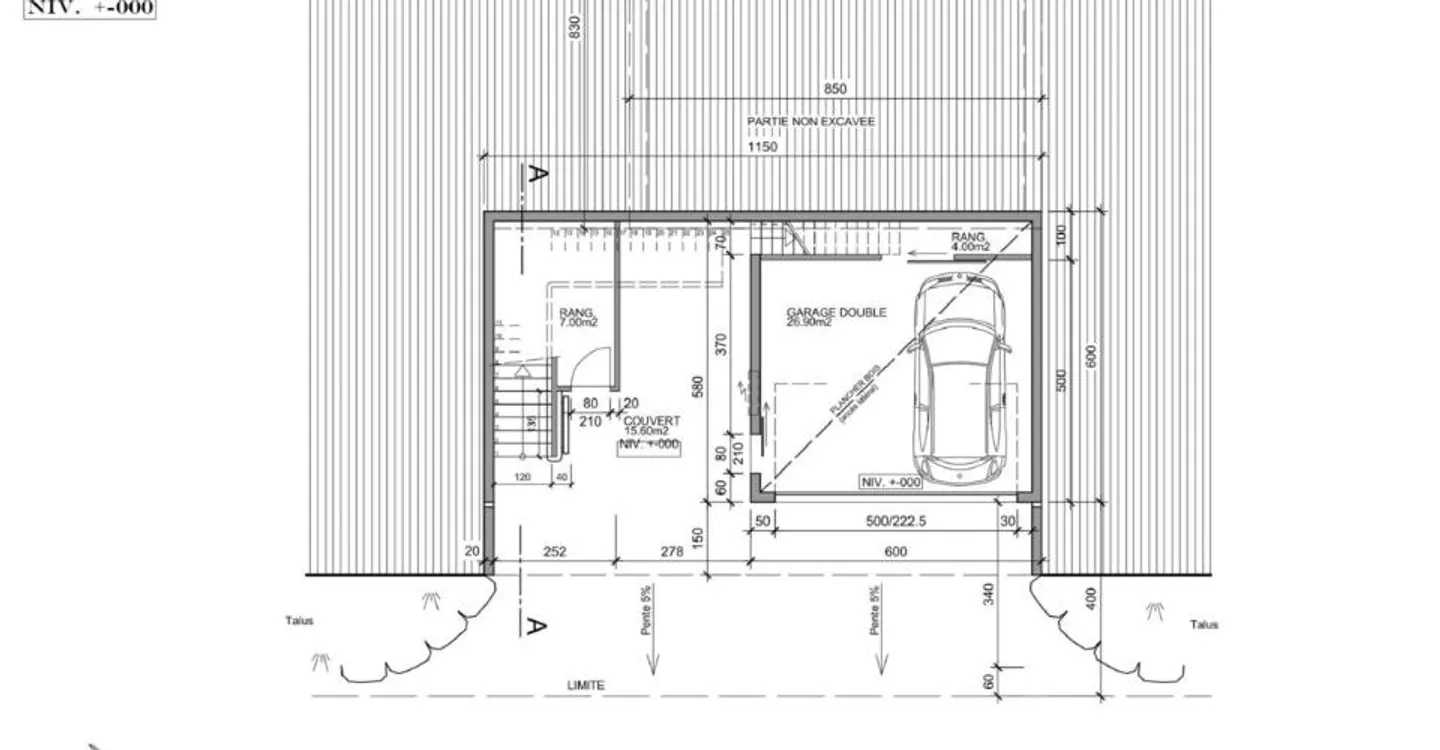 Wunderschönes Baugrundstück mit Baugenehmigung für ein Chalet - Foto 4 von 6