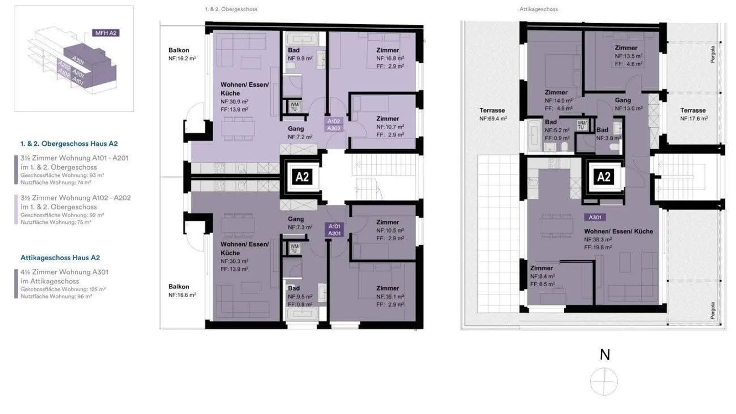 Appartamento Attico 4.5 stanze - Foto 10 di 10