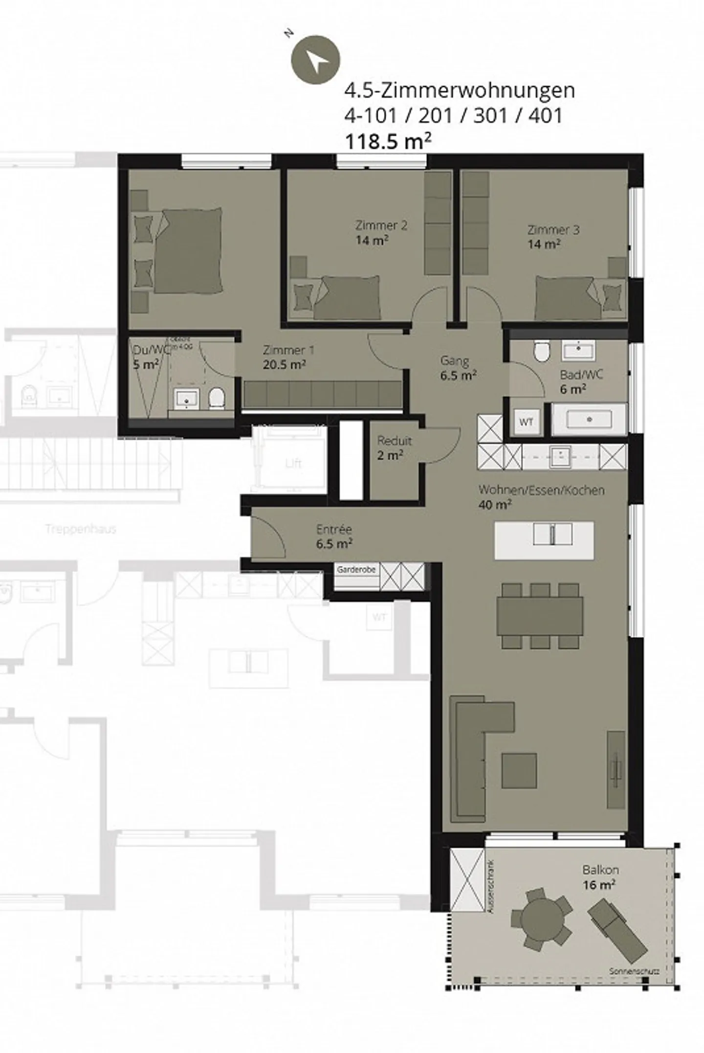 Familienfreundliche Wohnung mit Sportplatz und Schule in der Nähe - Foto 12 von 12