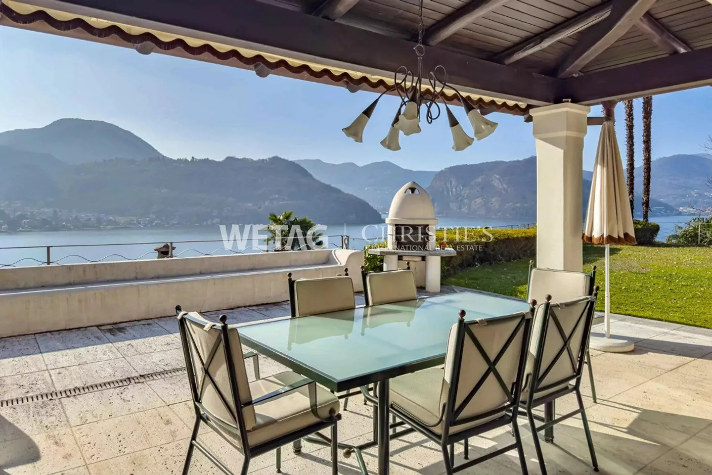 Lugano-Figino: Elegant villa with breathtaking views of Lake Lugano & indoor pool for sale - Photo 11 of 12