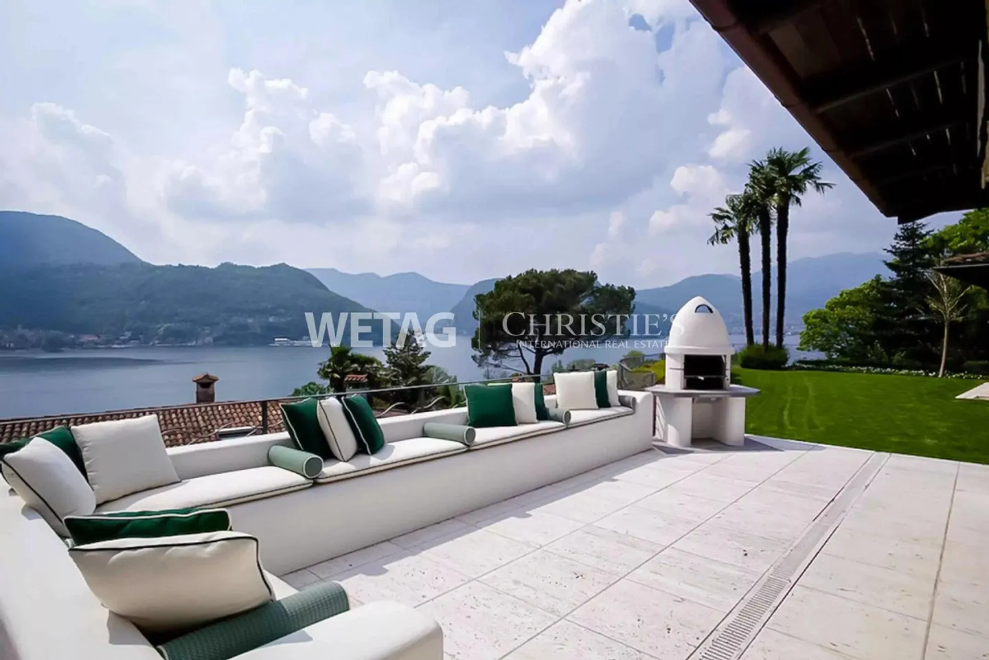 Lugano-Figino: Elegant villa with breathtaking views of Lake Lugano & indoor pool for sale - Photo 2 of 12