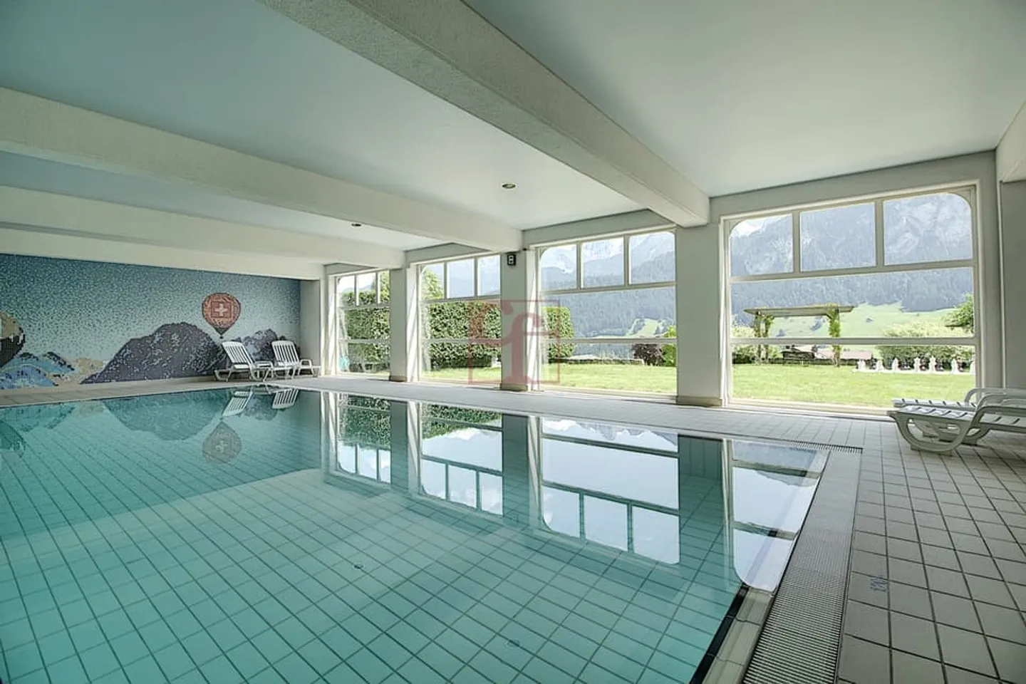 Château-d'Oex - Carino appartamento con 2 stanze al piano giardino con grande terrazza - Foto 13 di 13