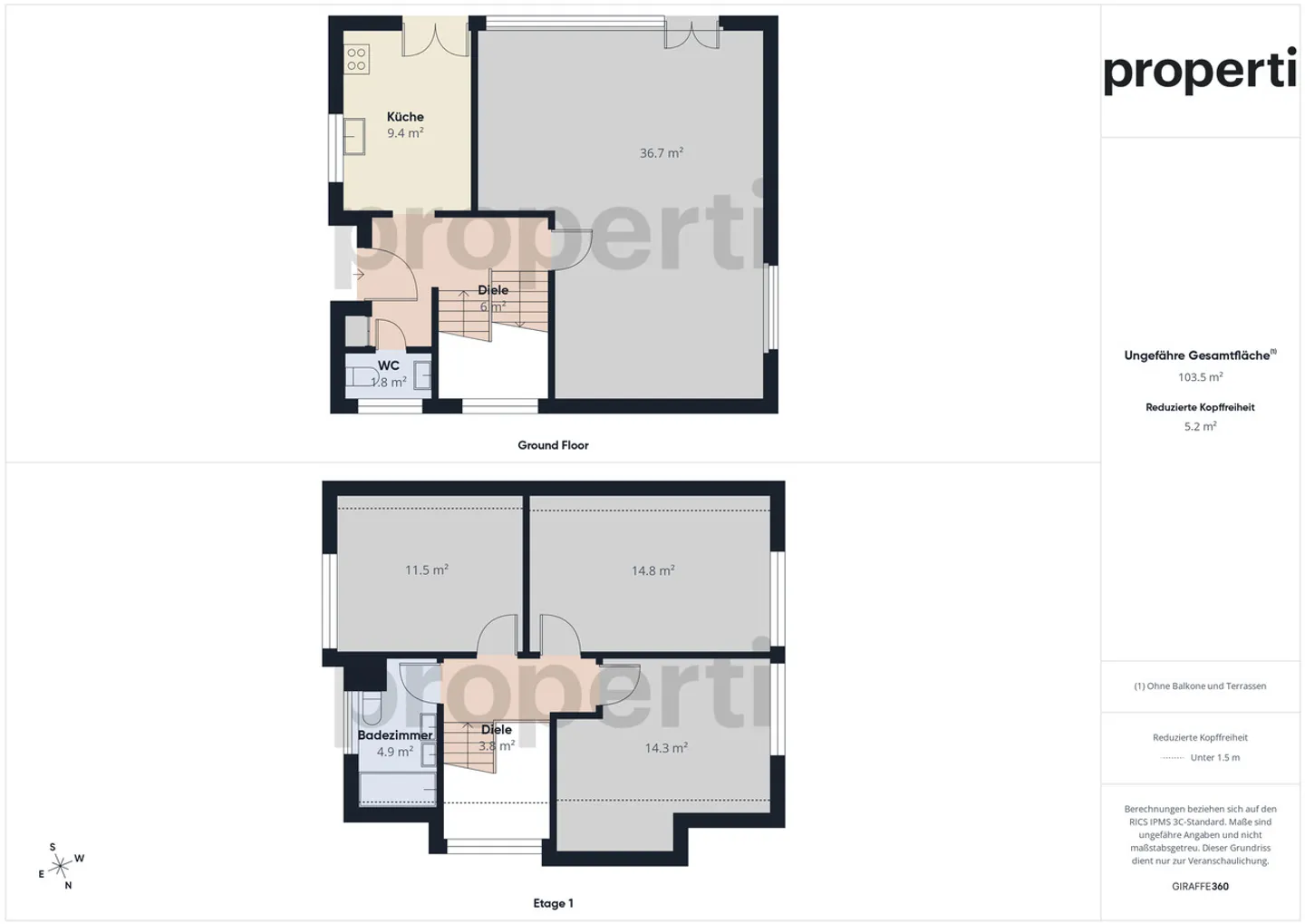 Charmante maison individuelle de 4,5 pièces avec garage, Dornach - Photo 9 sur 10