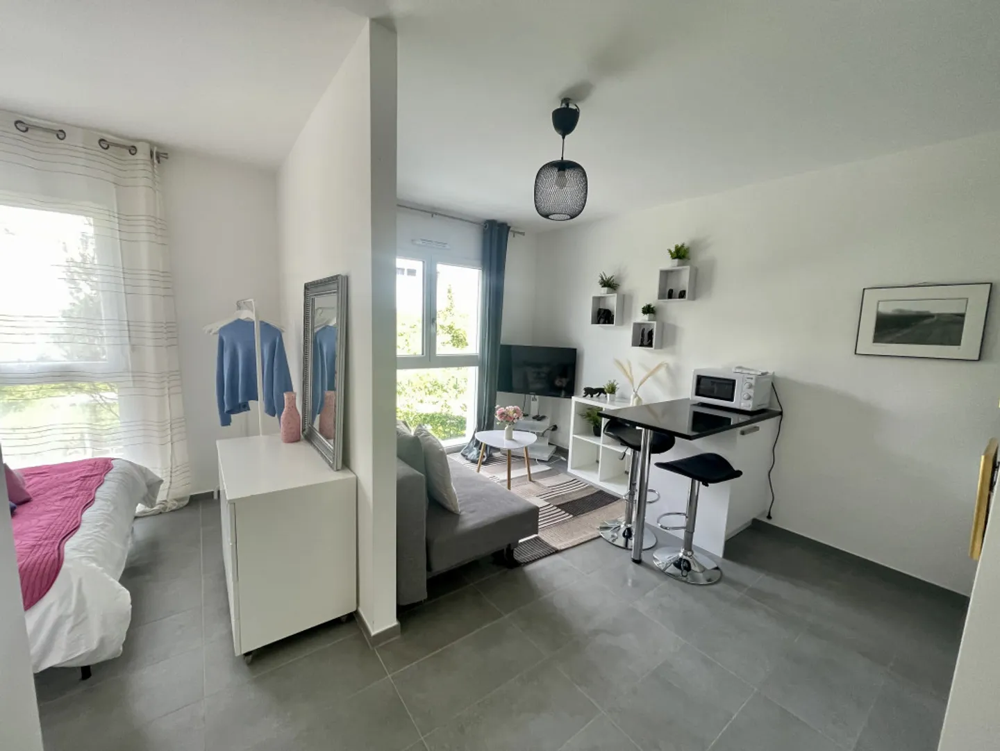 Schöne 2-Zimmer-Wohnung 200 m vom See entfernt - Foto 6 von 6