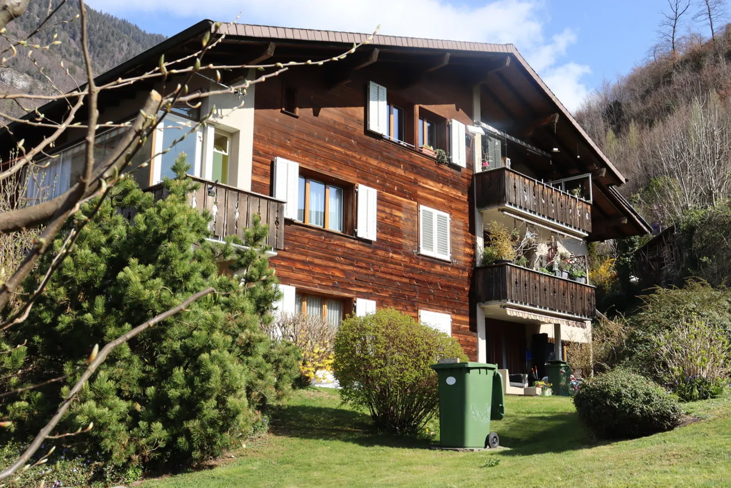 Tranquillo appartamento di 3,5 locali a Goldswil! - Foto 1 di 8