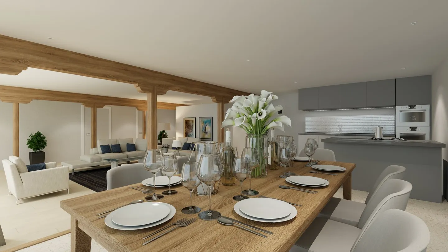 Ultimo appartamento di 4,5 stanze e 1 locale in vendita in un fienile completamente ristrutturato! - Foto 7 di 7