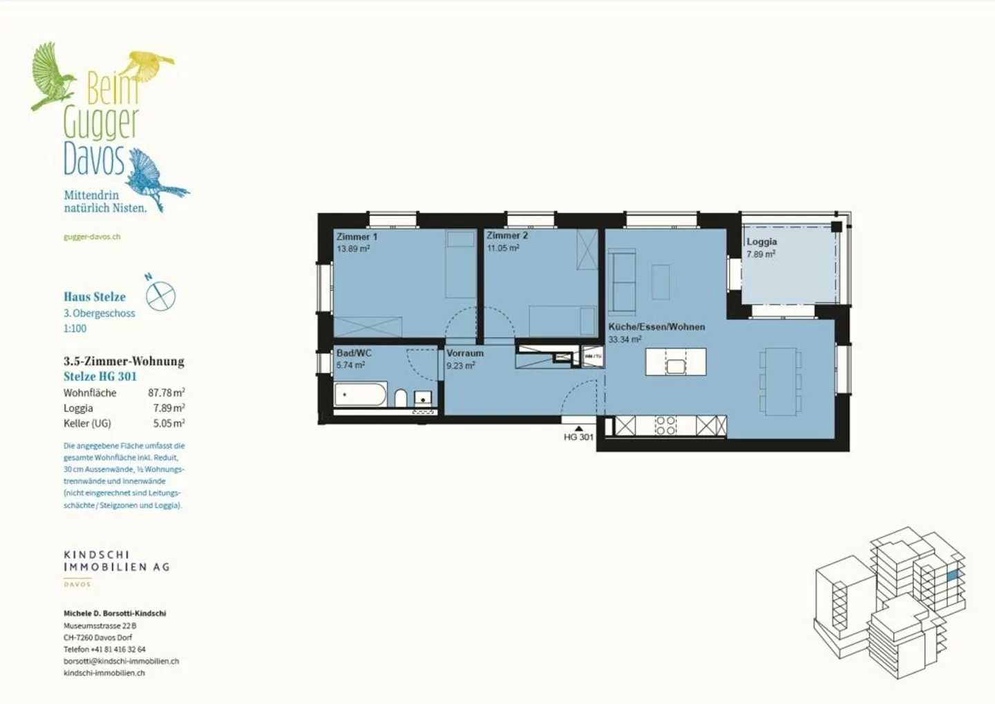 3.5-room apartment in Davos - Photo 5 of 6
