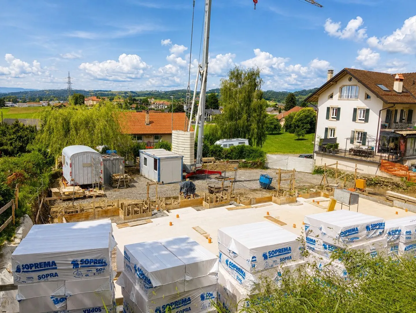 In Bossonnens, Letzte Villa unter 4 modernen und hellen Einheiten - Foto 2 von 10