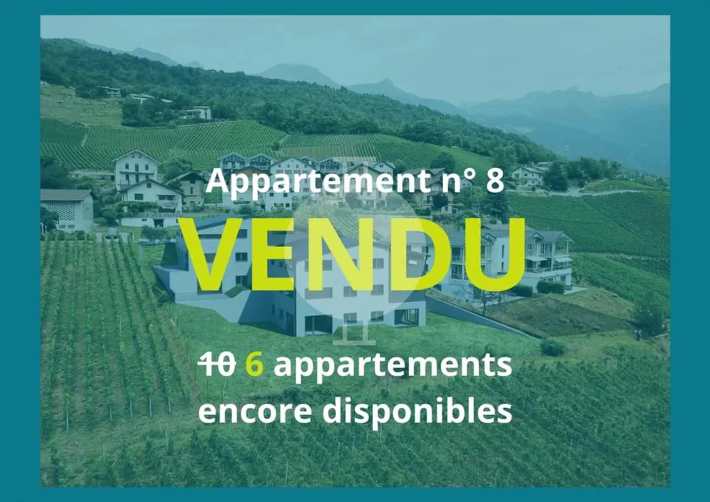 For sale: new 2.5 room apartment in a new residence in Venthône - Photo 1 of 13