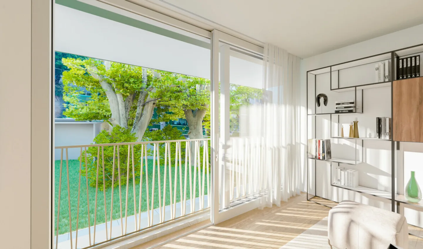 Appartamento giardino con stile e spazio – a pochi passi dalla fermata del tram - Foto 3 di 9