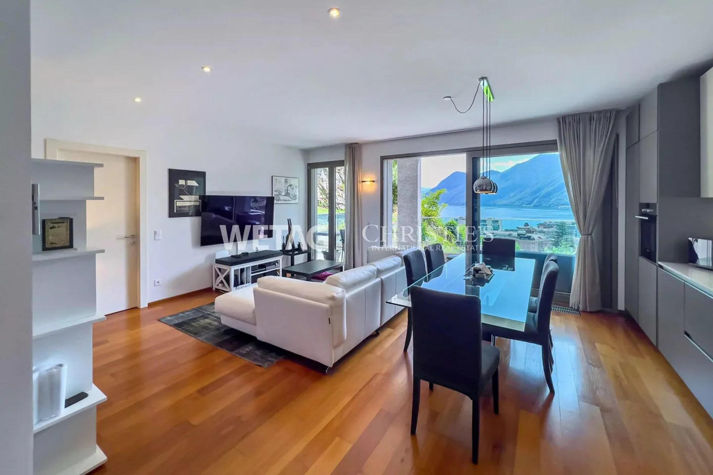 Lugano: appartamento moderno con vista lago in vendita, ideale anche come seconda casa - Foto 3 di 12