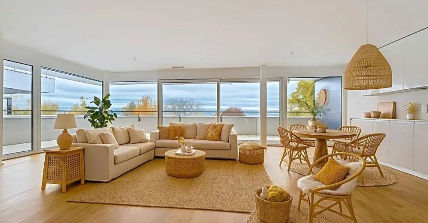 Luxuriöse 4,5-Zimmer-Wohnung mit überdachtem Balkon - Foto 2 von 13