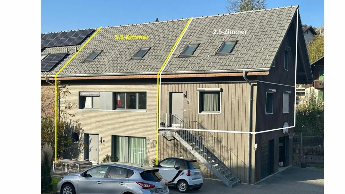 Modernes Generationenhaus mit einer 5.5-Zimmerwohnungen und einer 2.5-Zimmerwohnung - Foto 19 von 22