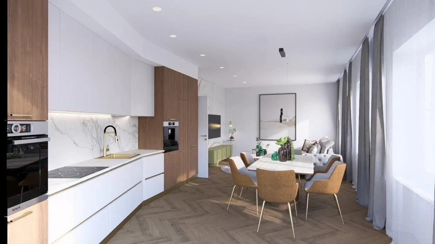 Luxuriöse Wohnung in der Stadtmitte mit Seeblick zu vermieten - Foto 6 von 12