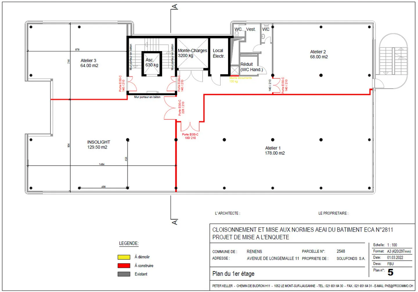 Workshop/storage 68m2 in Renens - close to highway/train station - Flexible lease - Photo 4 of 4