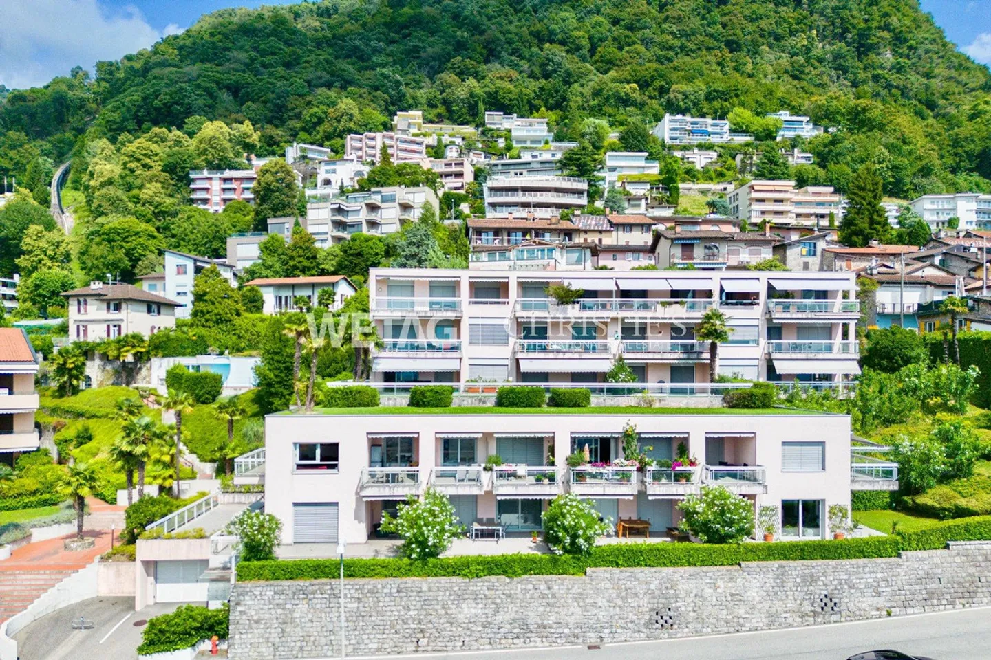 Lugano-Aldesago : Appartement confortable avec une vue magnifique sur le lac à vendre. Également utilisable comme résidence secondaire - Photo 1 sur 13