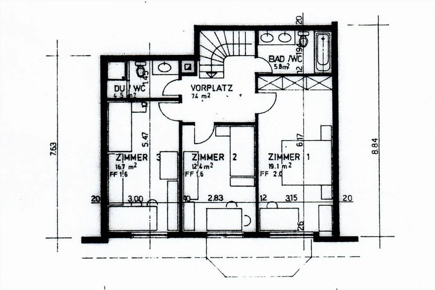 Appartement en duplex spacieux de 4,5 pièces avec vue sur le lac et panoramique - Photo 20 sur 20
