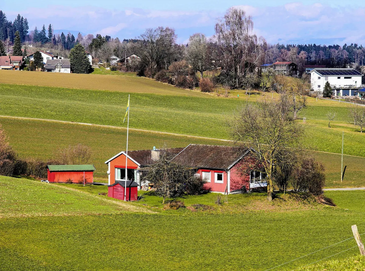 Une touche de Suède à Melchnau – Oasis dans le vert avec vue et tranquillité - Photo 1 sur 14