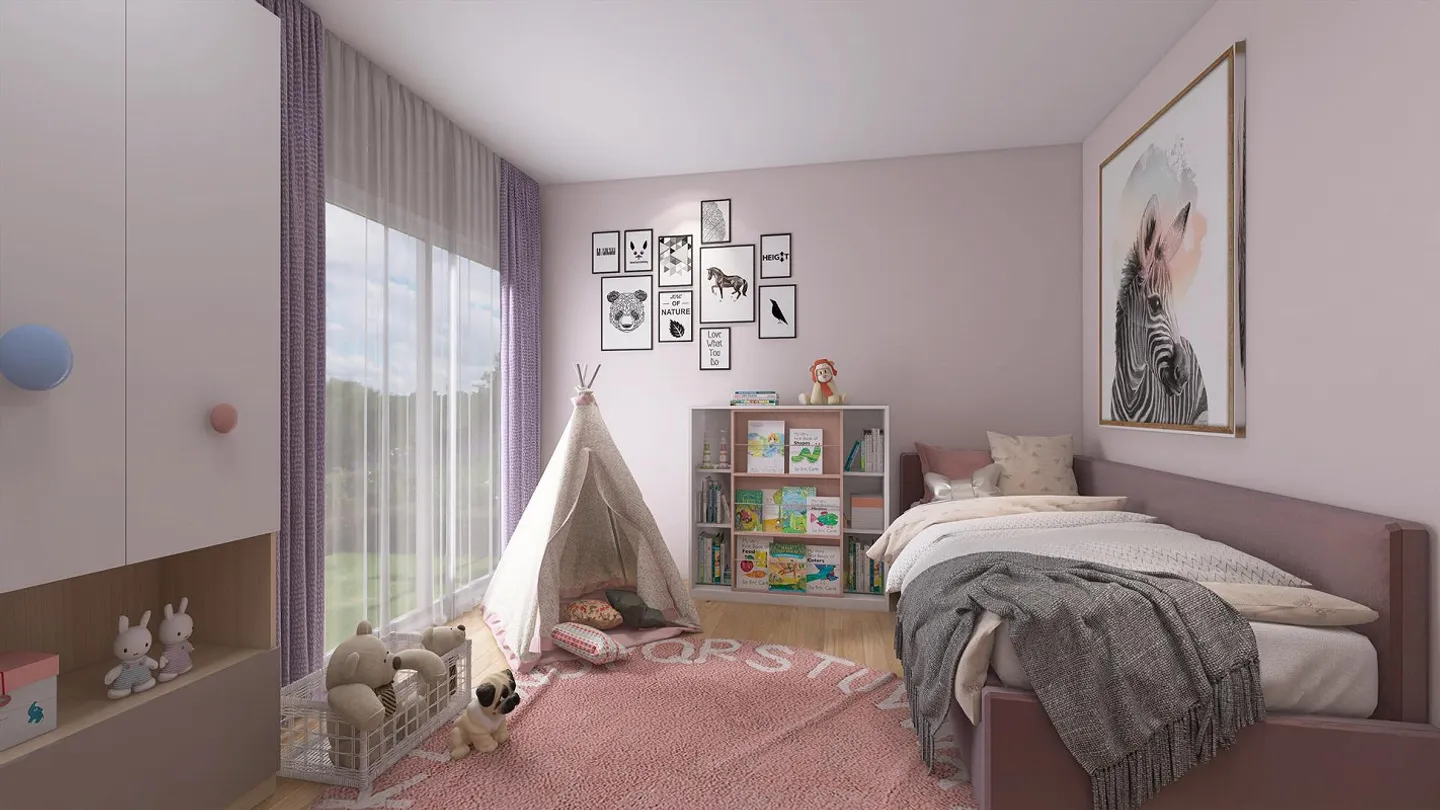 Exclusive 5.5-room semi-detached house with panoramic view in Berikon - Photo 6 of 7