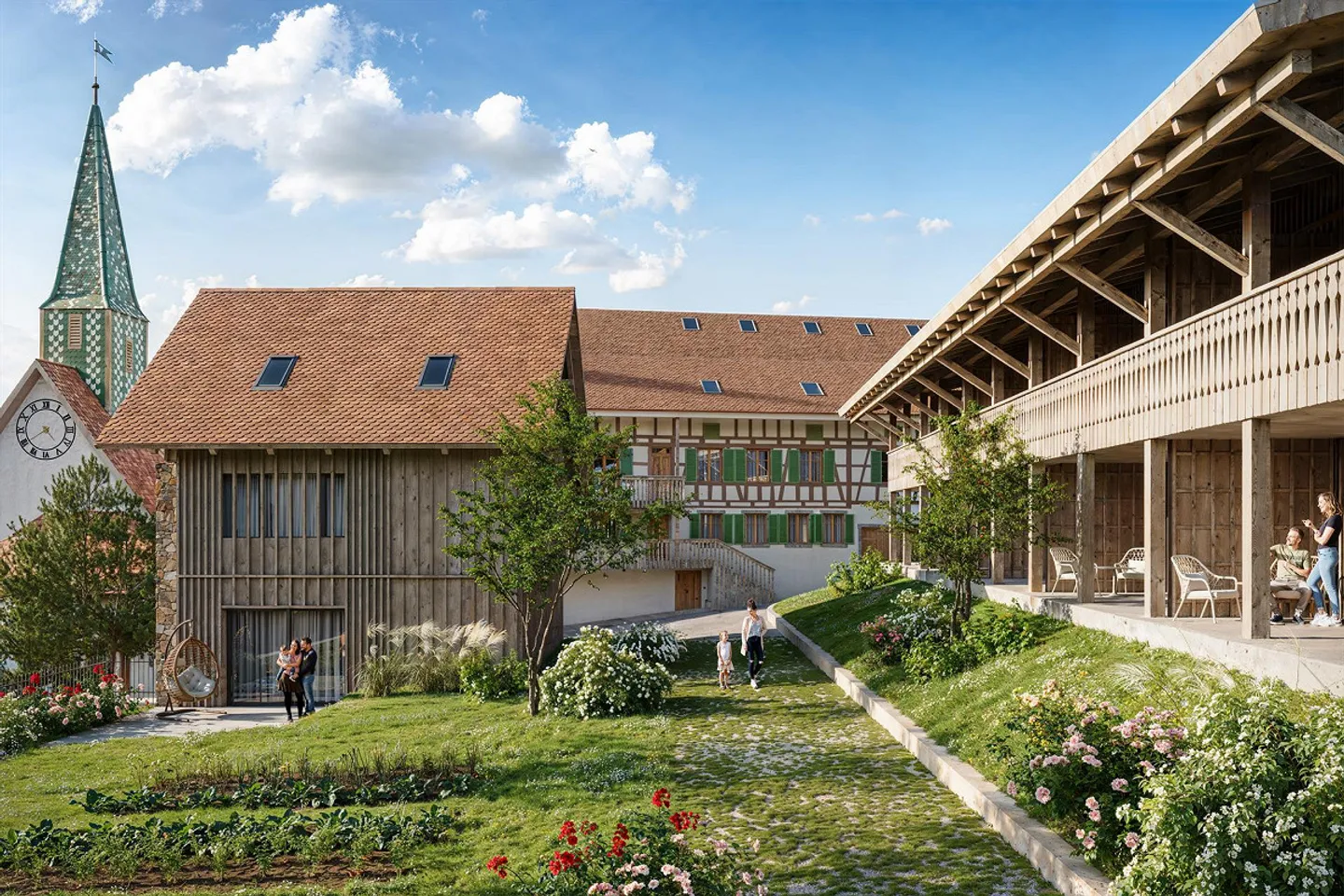 Moderne Familienhäuser in Niederneunforn - Foto 1 von 10