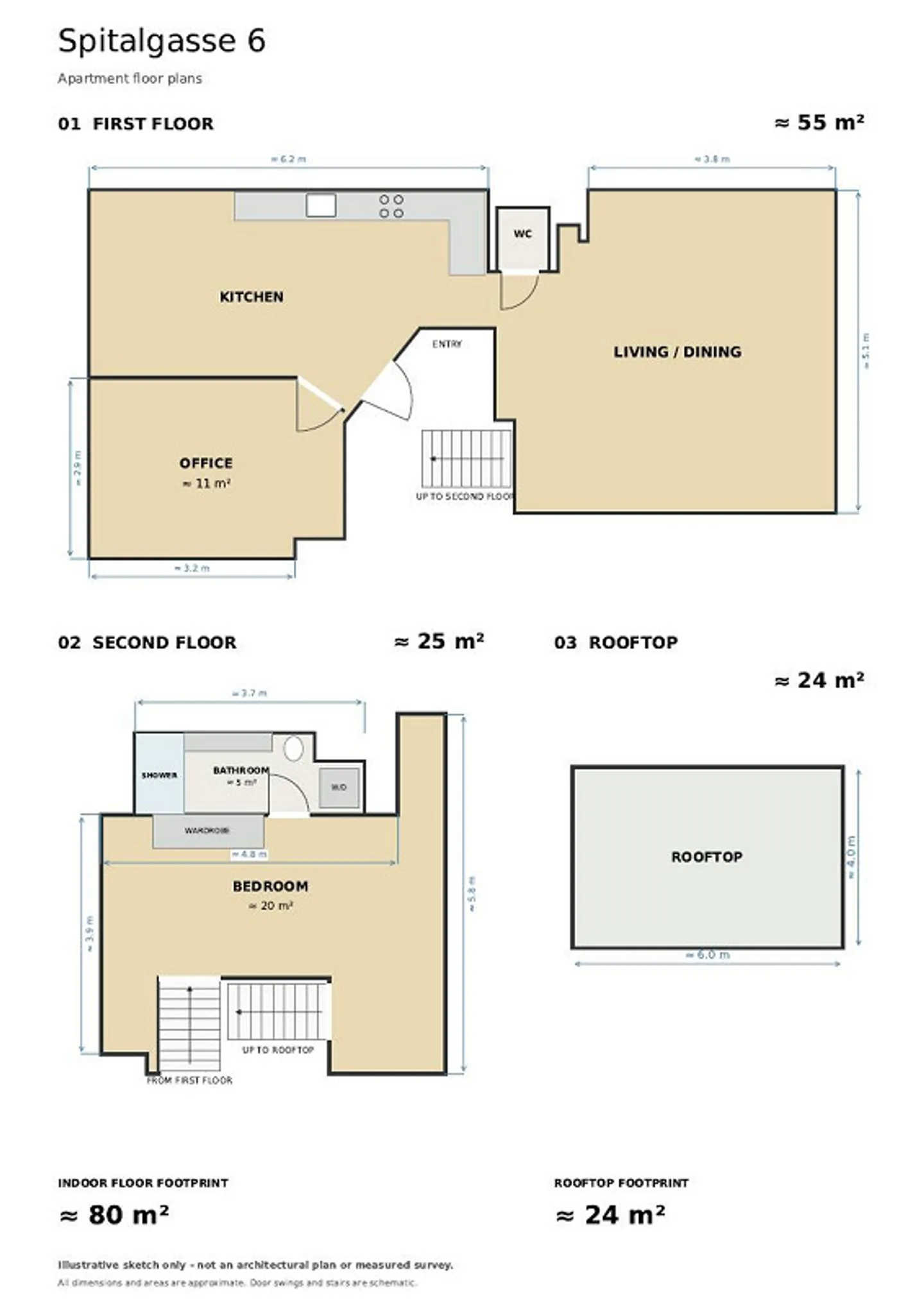 3,5-Zimmer Maisonette mit privater Dachterrasse in der Zürcher Altstadt - Foto 10 von 10
