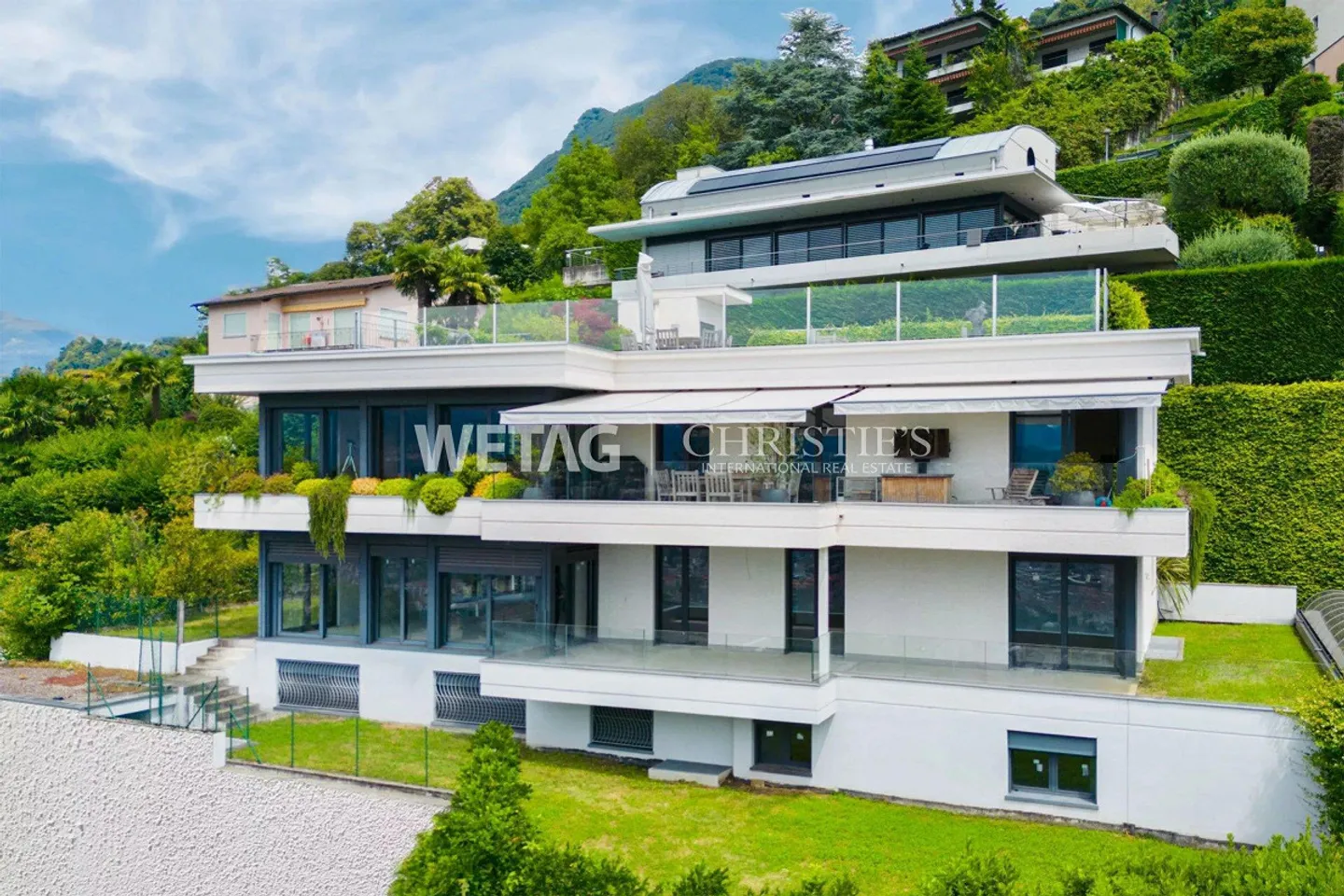 Appartamento in costruzione a Lugano-Albonago con giardino privato e vista sul lago - Foto 1 di 12