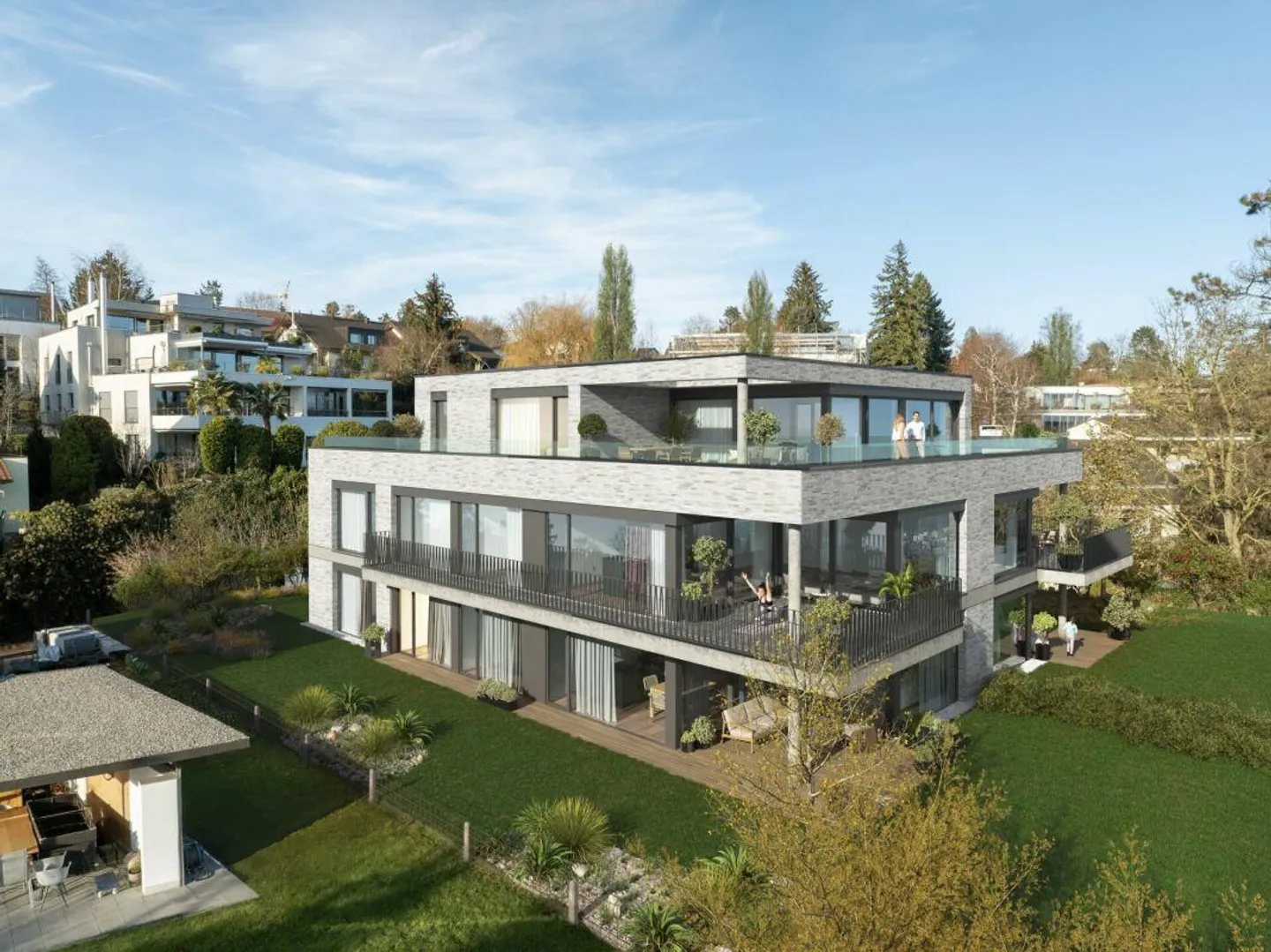 Stilvolle Gartenwohnung mit Weitblick - Foto 6 von 6