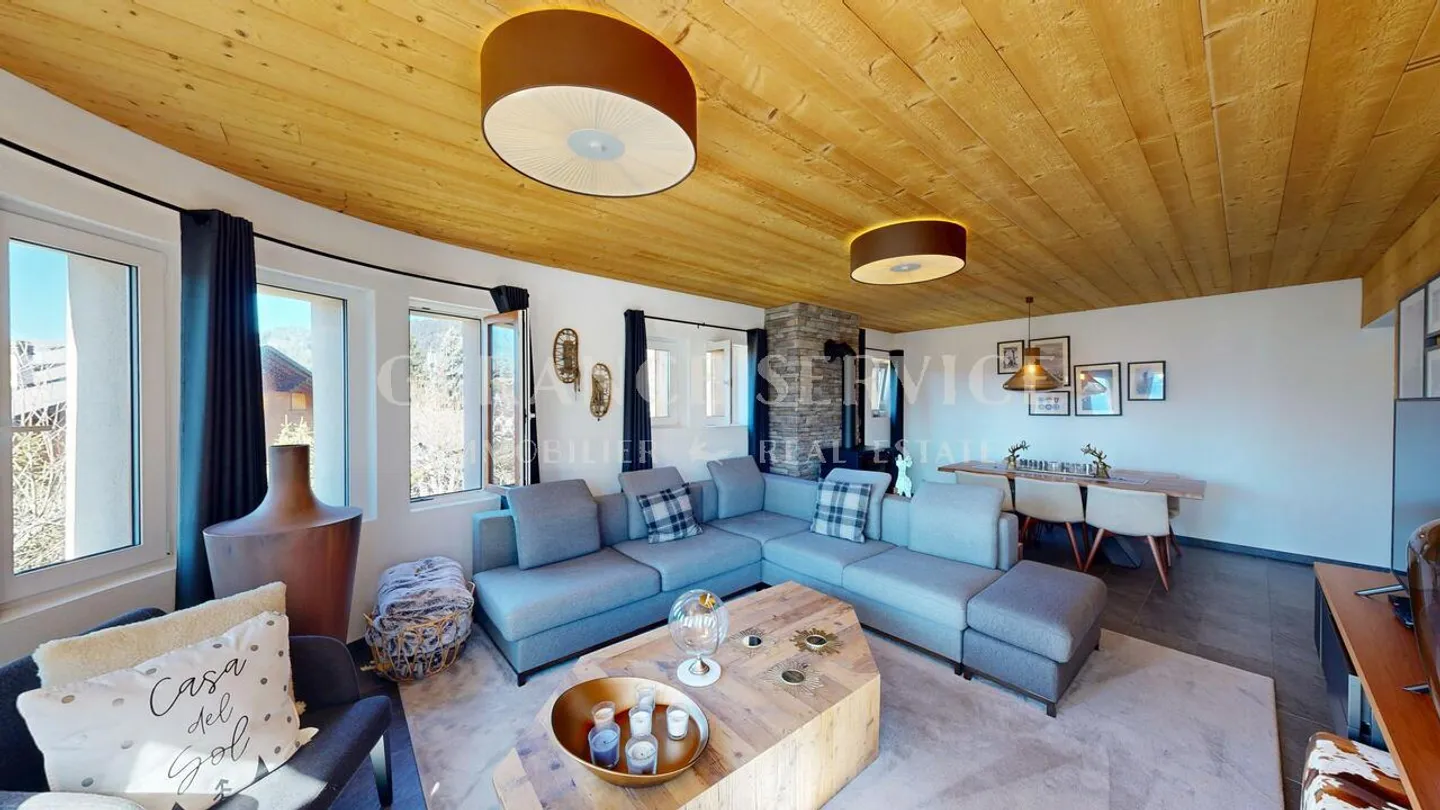 Renoviertes Apartment in Villars - Foto 2 von 16