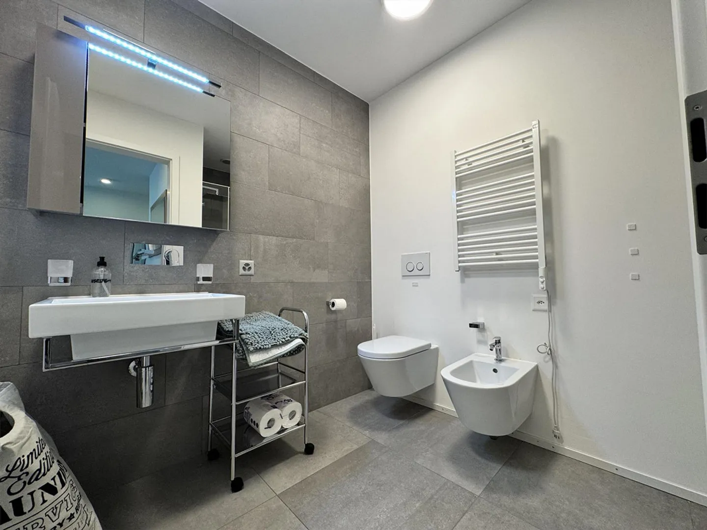 Modern and bright 2.5-room apartment in a residence with pool in Barbengo - Photo 5 of 9