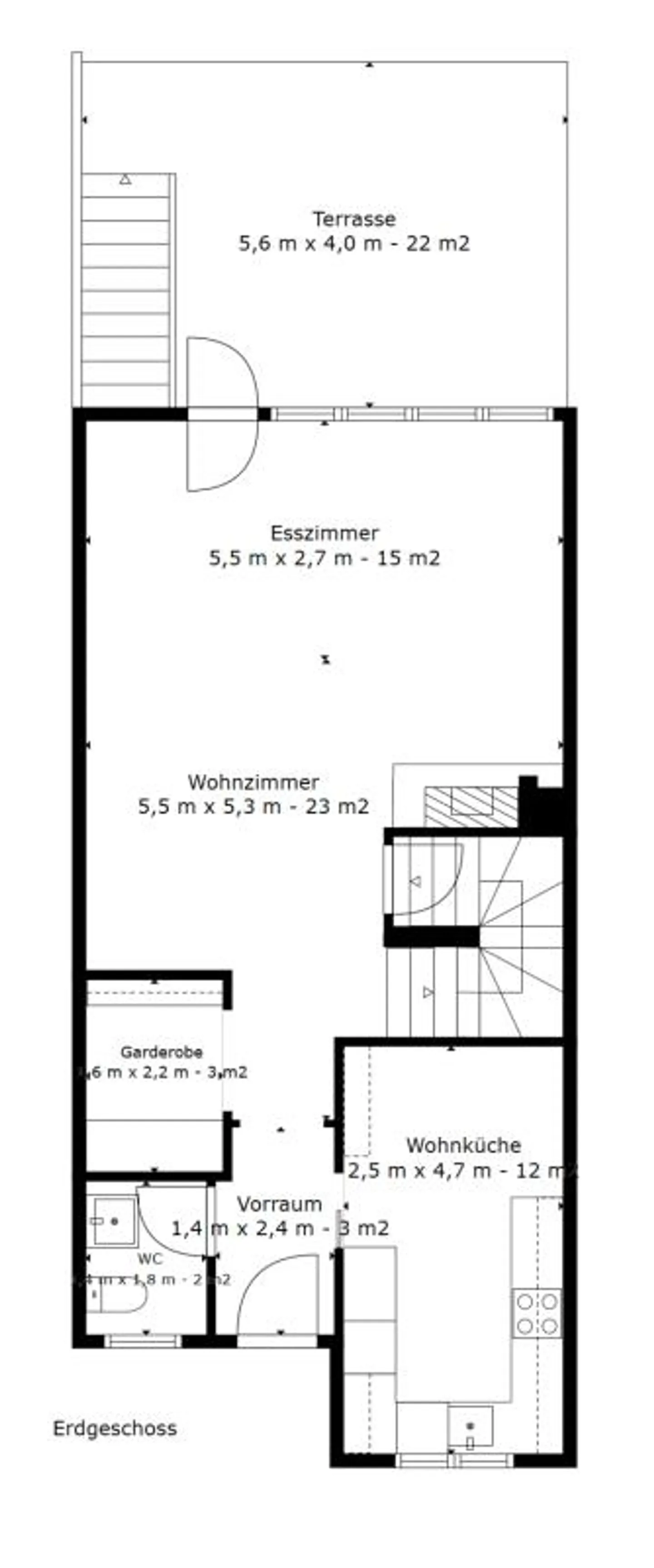 Charnantes Maison de ville 6.5 pièces dans un emplacement familial - Photo 15 sur 18
