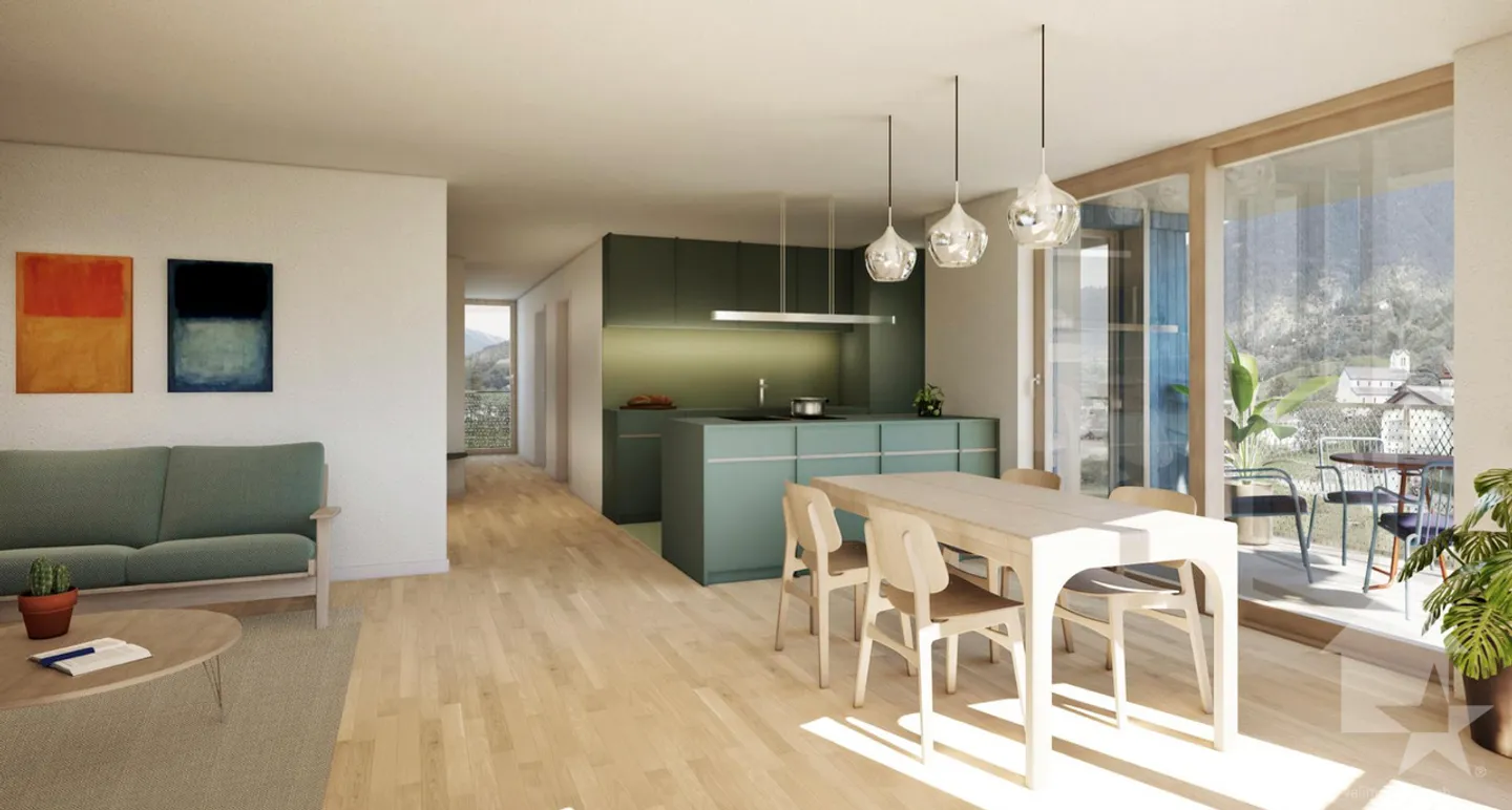 «Appartements de luxe de 4,5 pièces en pleine nature» - Photo 2 sur 3