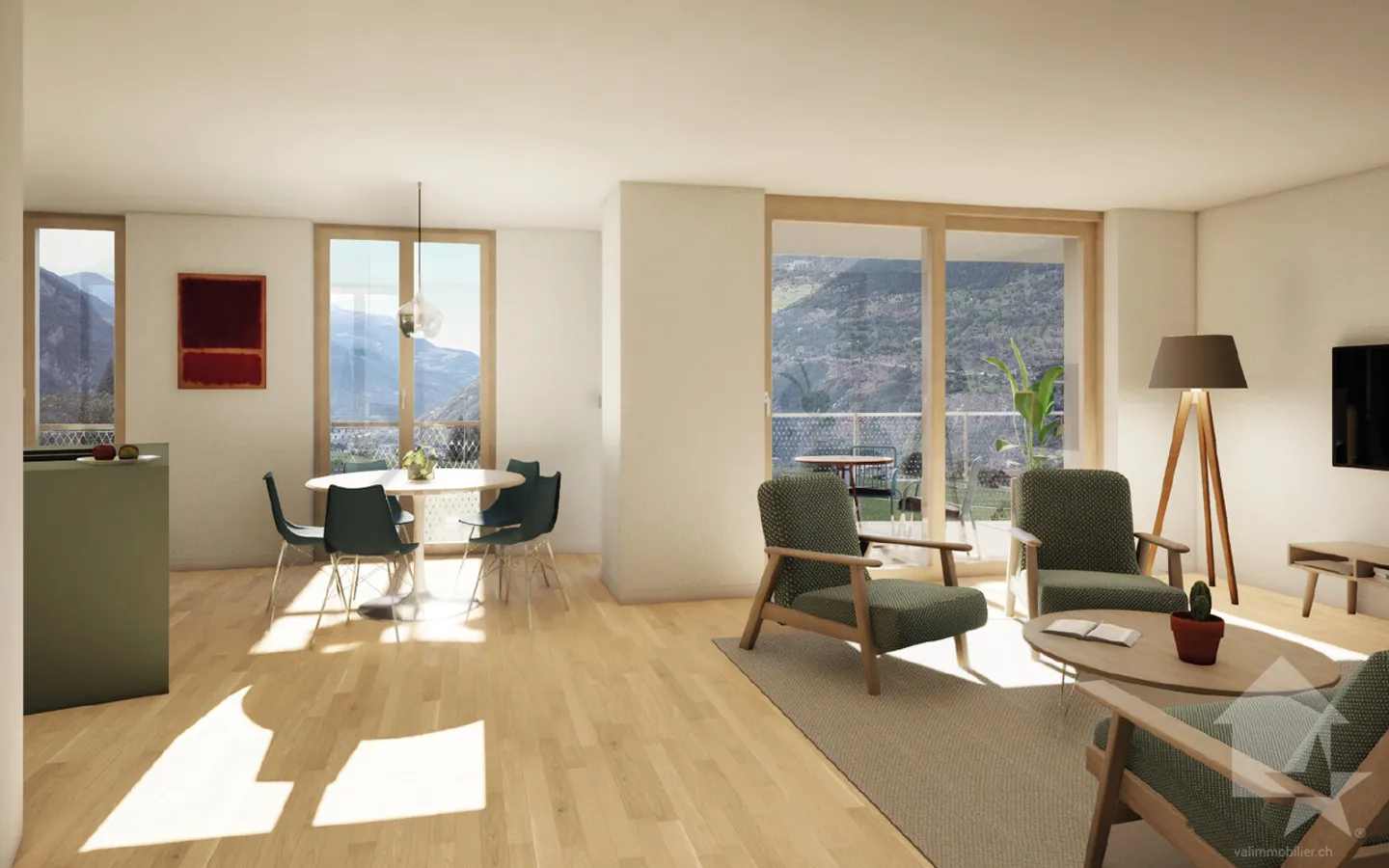 «Appartements de luxe de 4,5 pièces en pleine nature» - Photo 3 sur 3