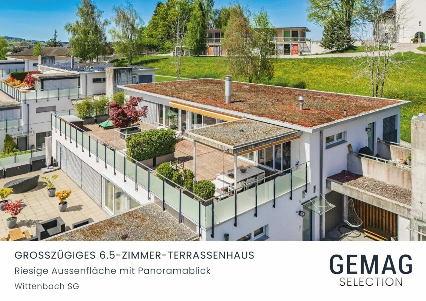 Modernes Terrassenhaus mit Weitsicht - Foto 1 von 16