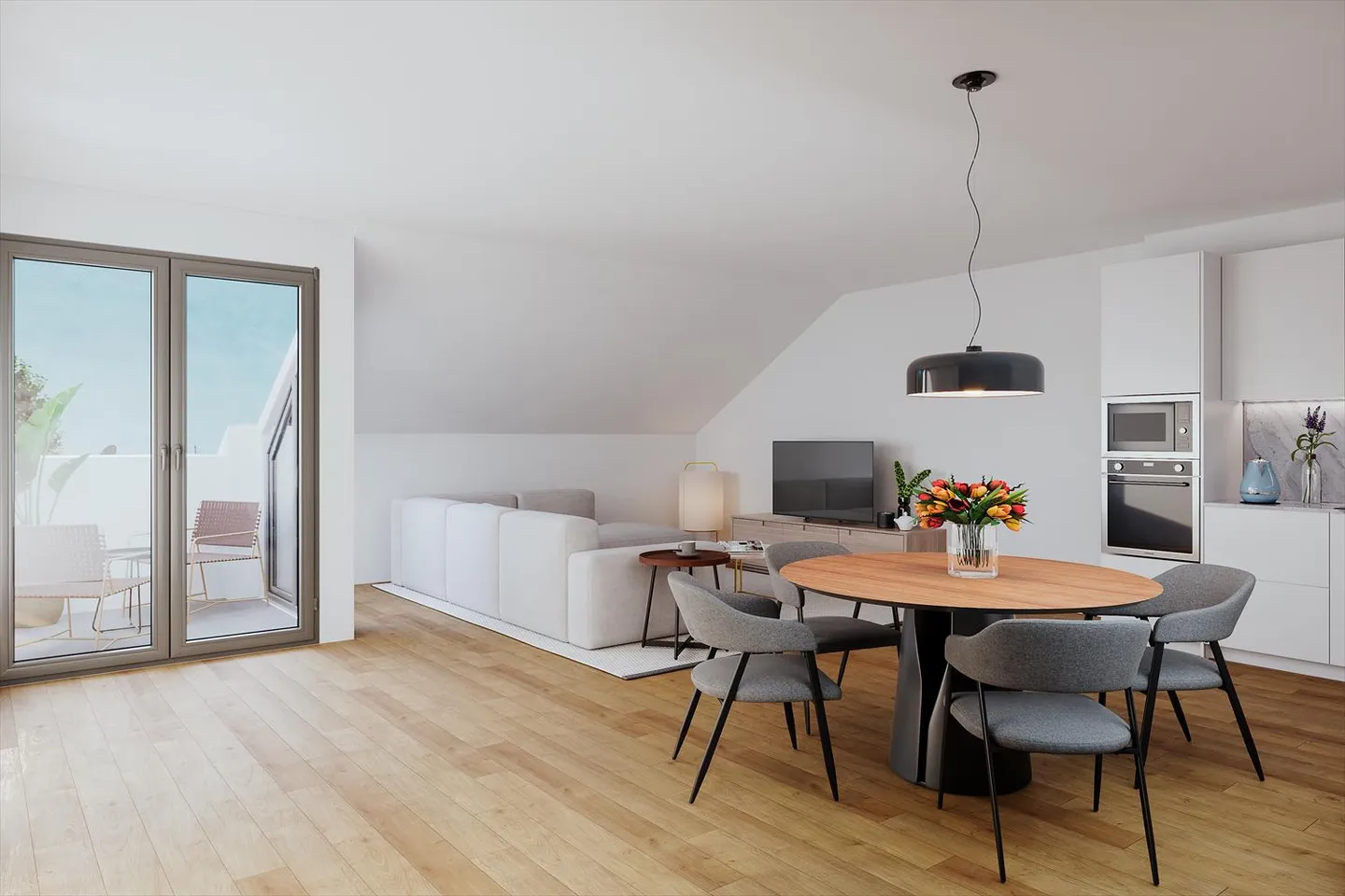 Duplex 3.5 Zimmer - Foto 1 von 5