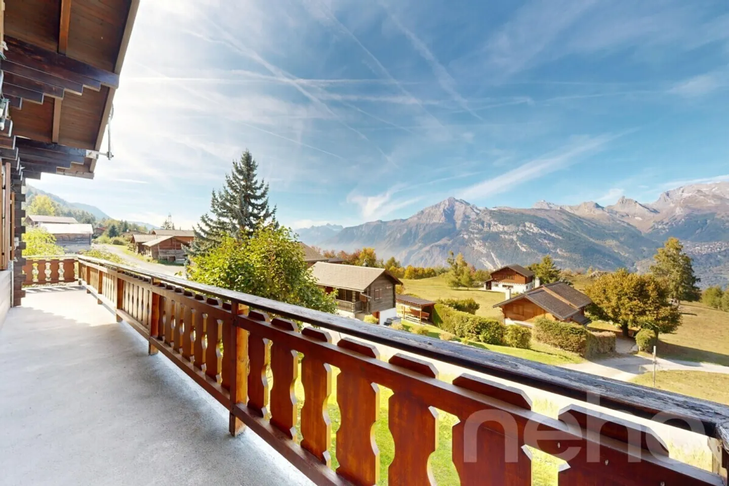 Charmantes Chalet mit separater Wohnung in Tzoumaz - Foto 3 von 12