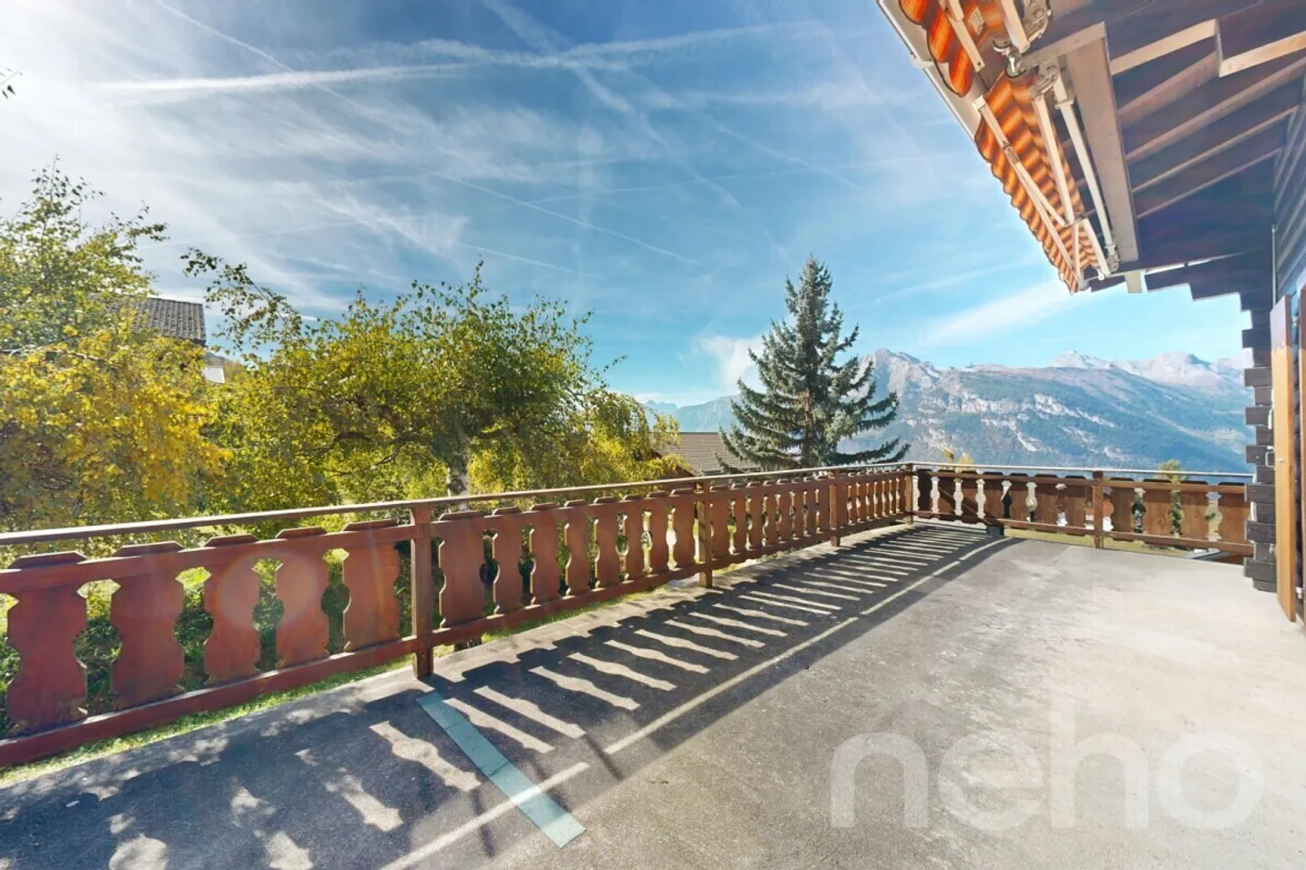Charmantes Chalet mit separater Wohnung in Tzoumaz - Foto 4 von 12