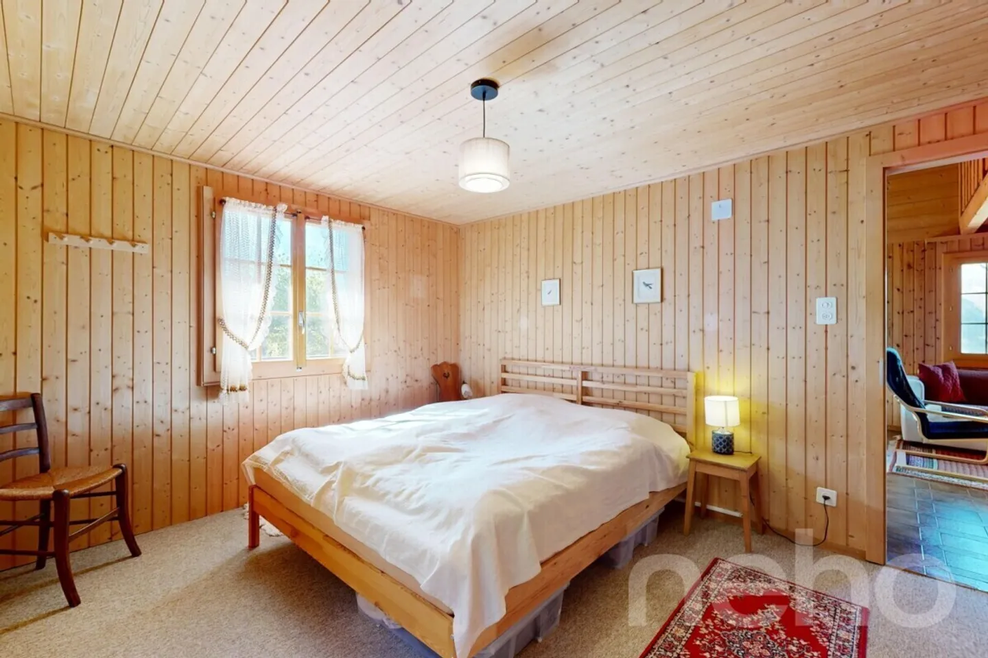 Charmantes Chalet mit separater Wohnung in Tzoumaz - Foto 11 von 12