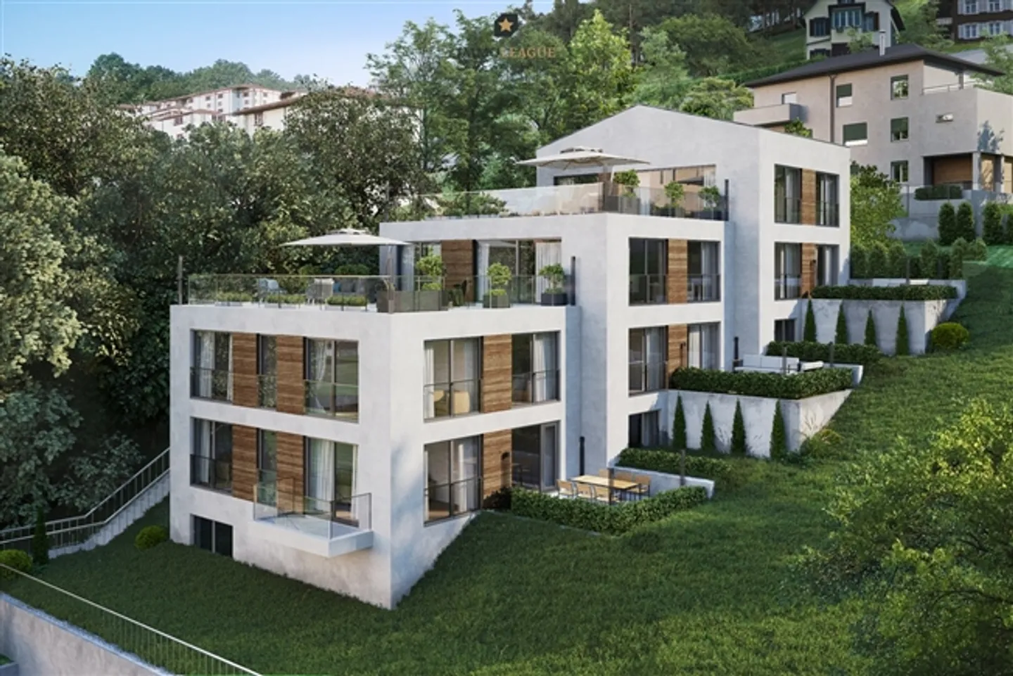 Terreno edificabile soleggiato con vista sul lago. - Foto 2 di 6