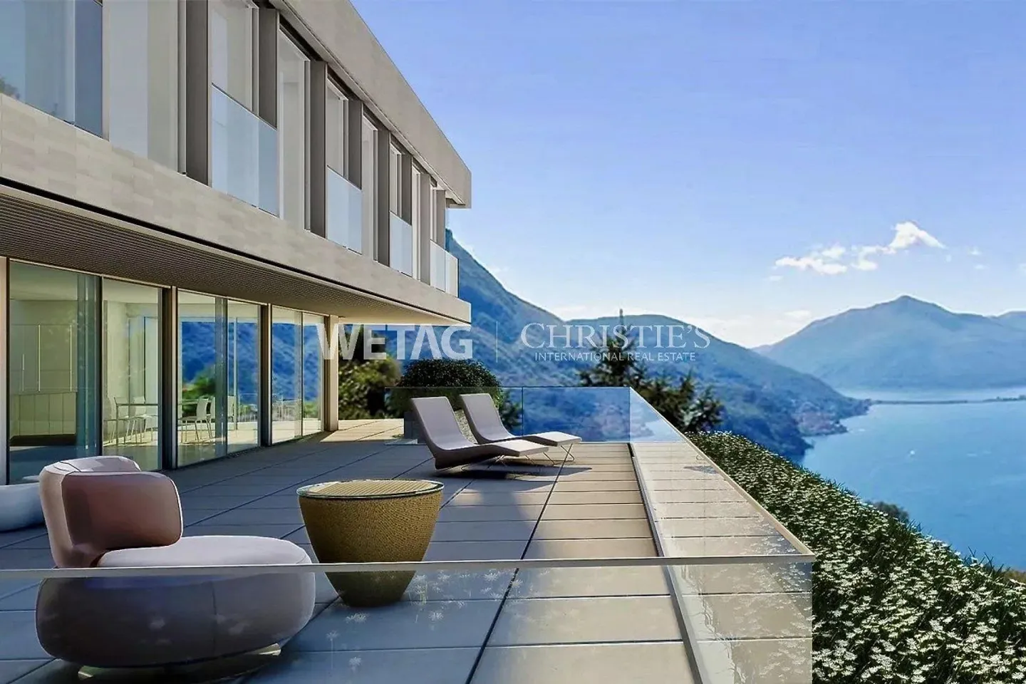 Appartement 6.5 pièces avec vue enchanteur sur le lac de Lugano à vendre - Photo 1 sur 10