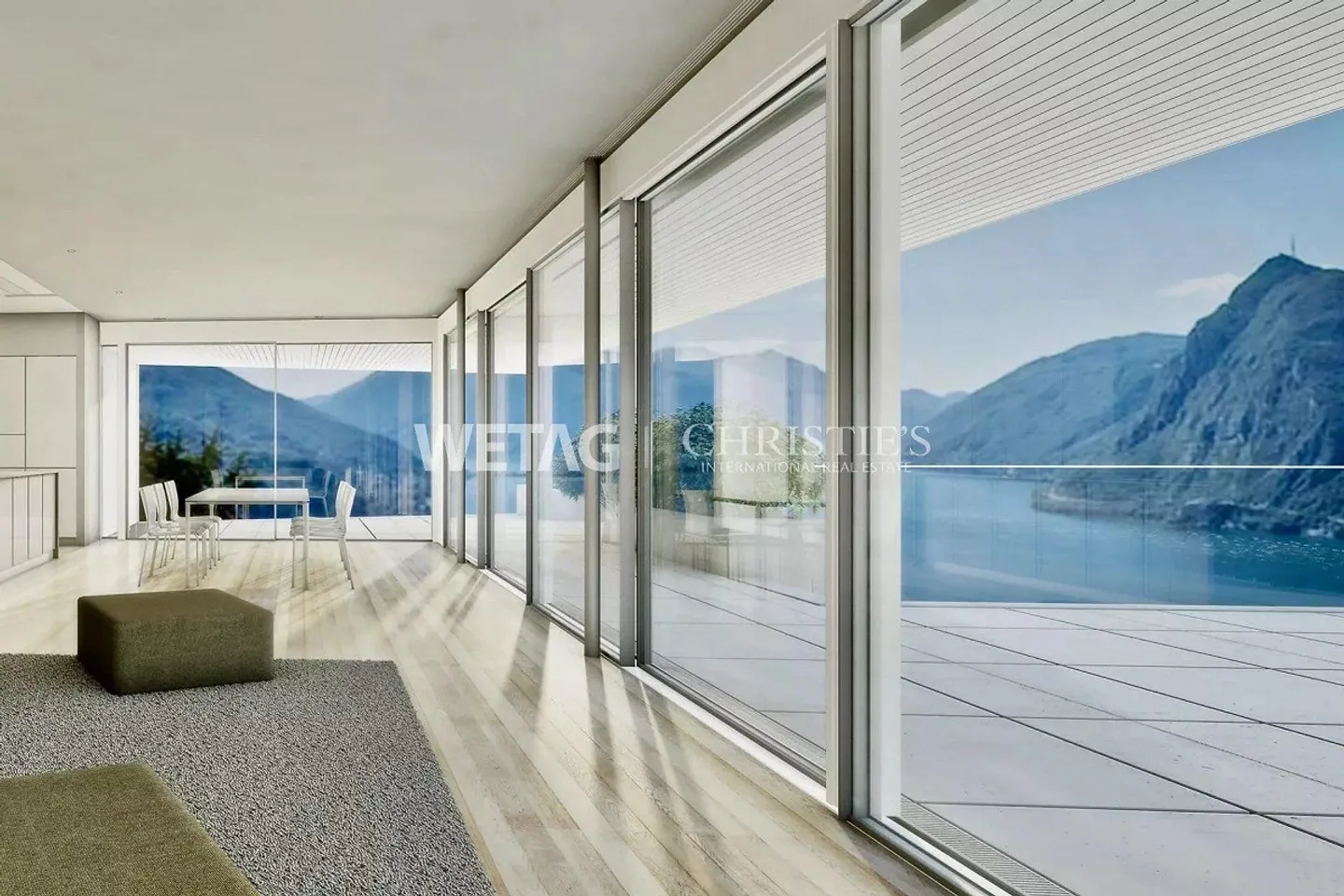 Appartement 6.5 pièces avec vue enchanteur sur le lac de Lugano à vendre - Photo 2 sur 10