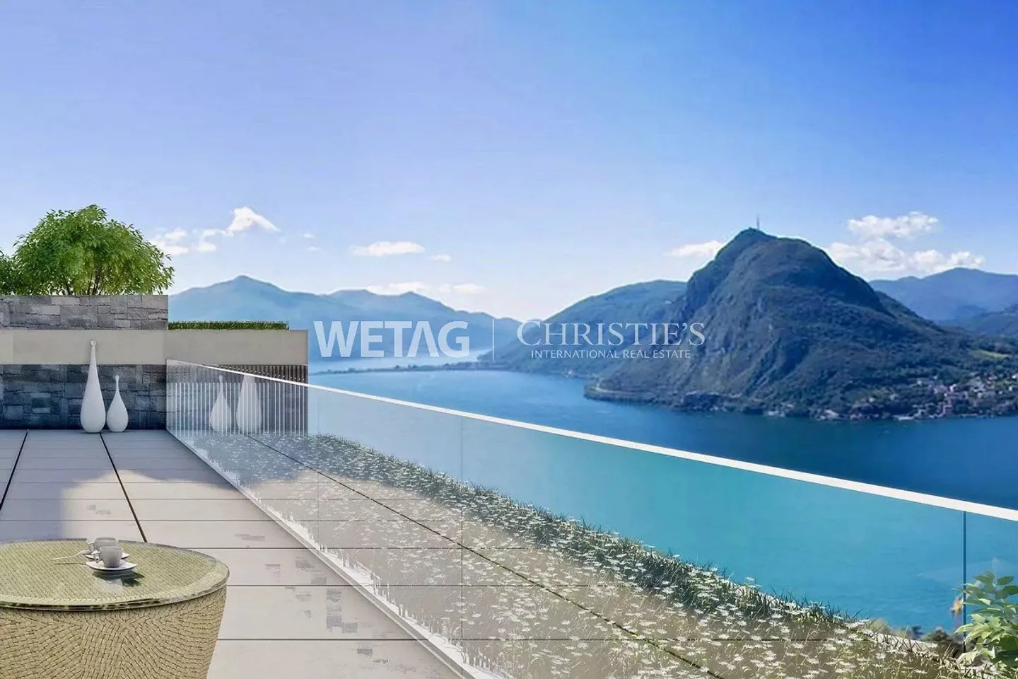 Appartement 6.5 pièces avec vue enchanteur sur le lac de Lugano à vendre - Photo 3 sur 10