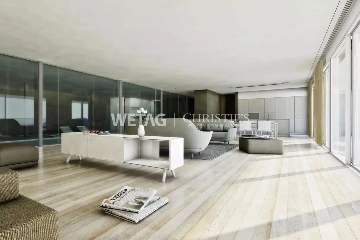 Appartement 6.5 pièces avec vue enchanteur sur le lac de Lugano à vendre - Photo 4 sur 10