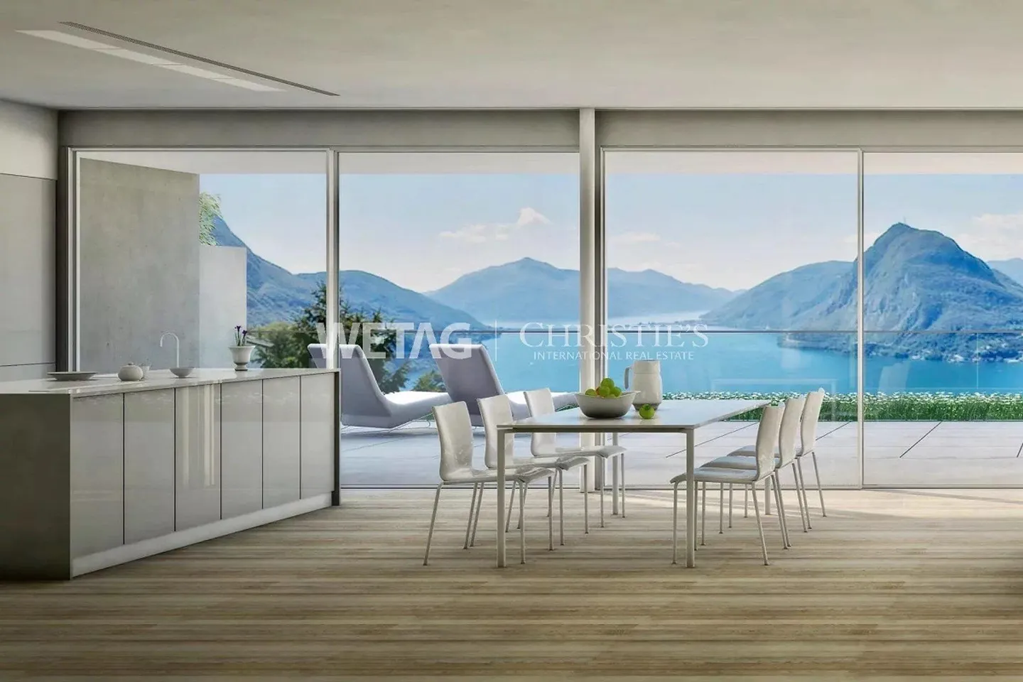 Appartement 6.5 pièces avec vue enchanteur sur le lac de Lugano à vendre - Photo 5 sur 10