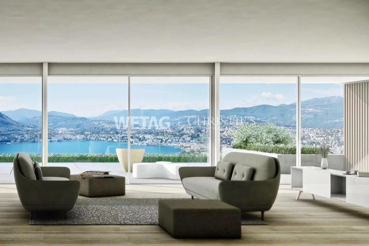 Appartement 6.5 pièces avec vue enchanteur sur le lac de Lugano à vendre - Photo 8 sur 10