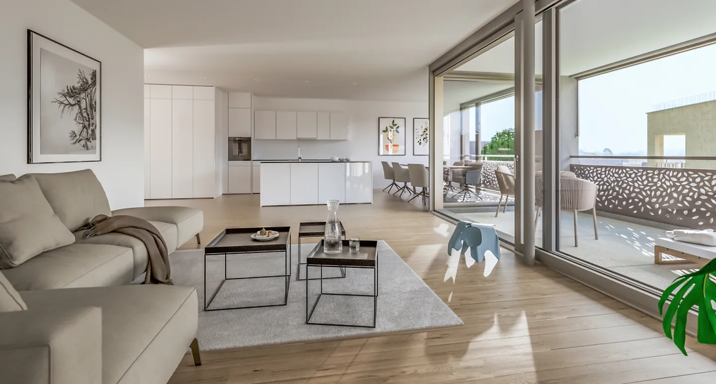 Appartamento duplex al piano terra di nuova costruzione in una bella posizione (C-1.2) - Foto 14 di 19