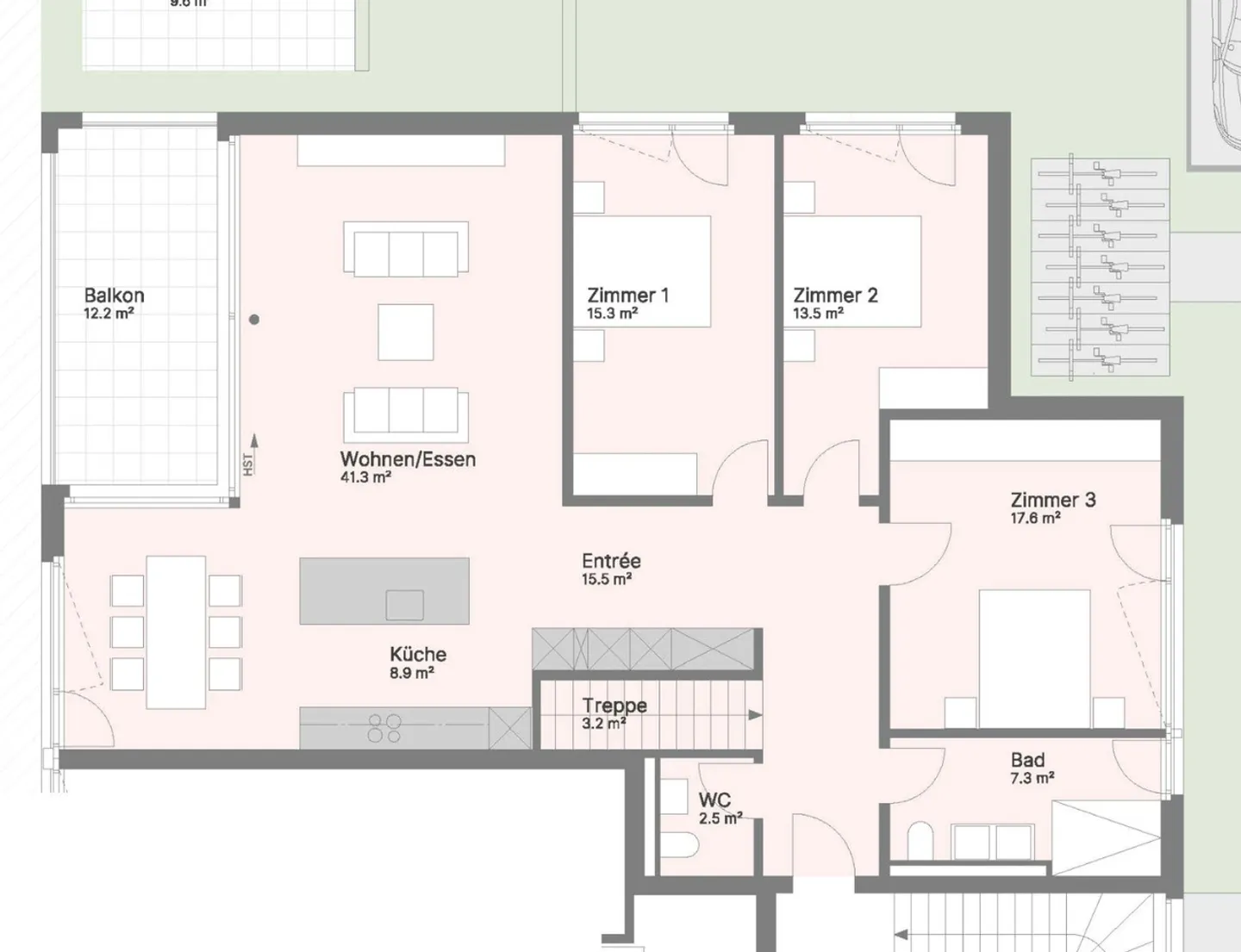Appartamento duplex al piano terra di nuova costruzione in una bella posizione (C-1.2) - Foto 18 di 19