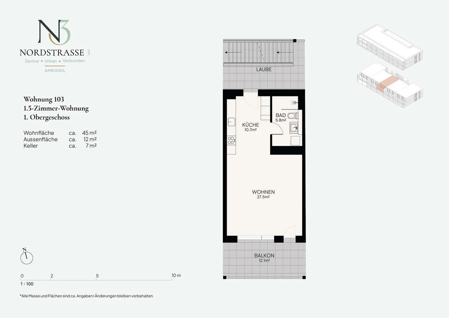 Nordstrasse 3 - High-Quality Rental Apartments in the Heart of Amriswil - Photo 7 of 7