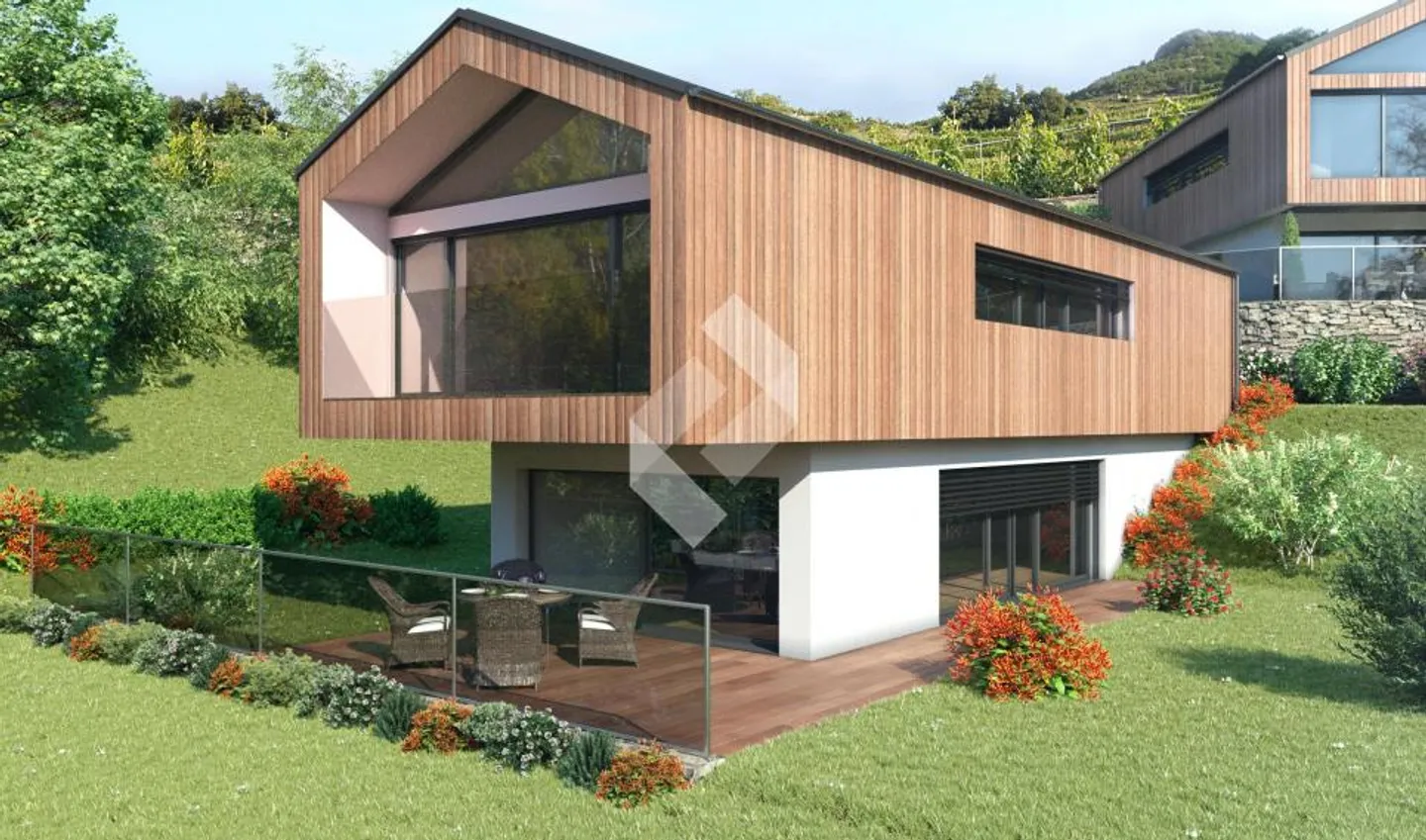 Villa mit 4,5 Zimmern auf den Hängen von St-Léonard - Foto 1 di 11