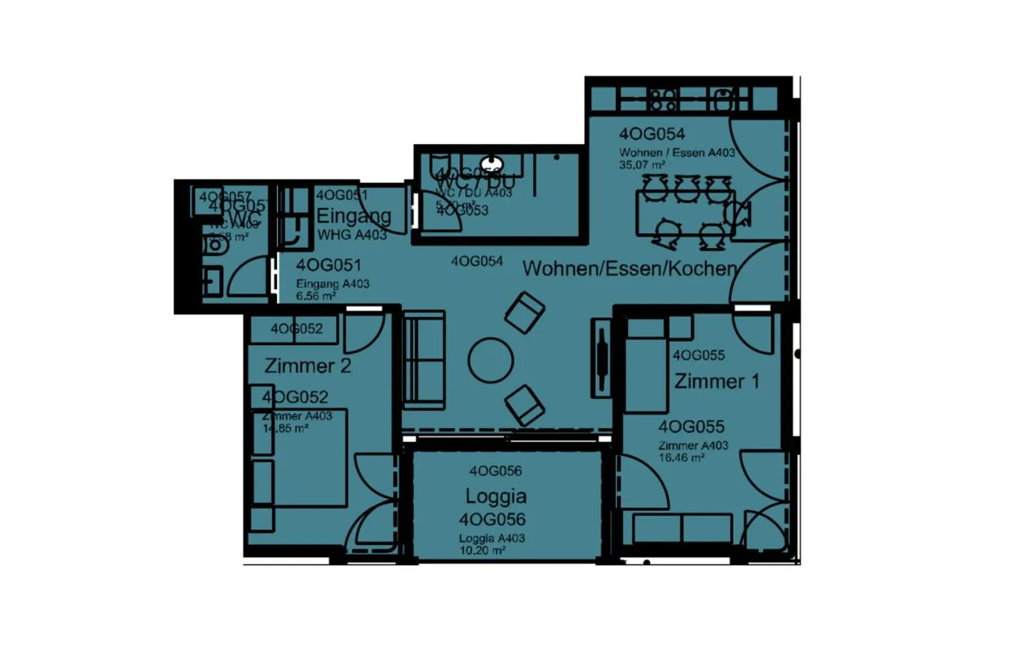 Appartamento 3.5 camere ultra moderno nel centro di Wittenbach - Foto 9 di 9